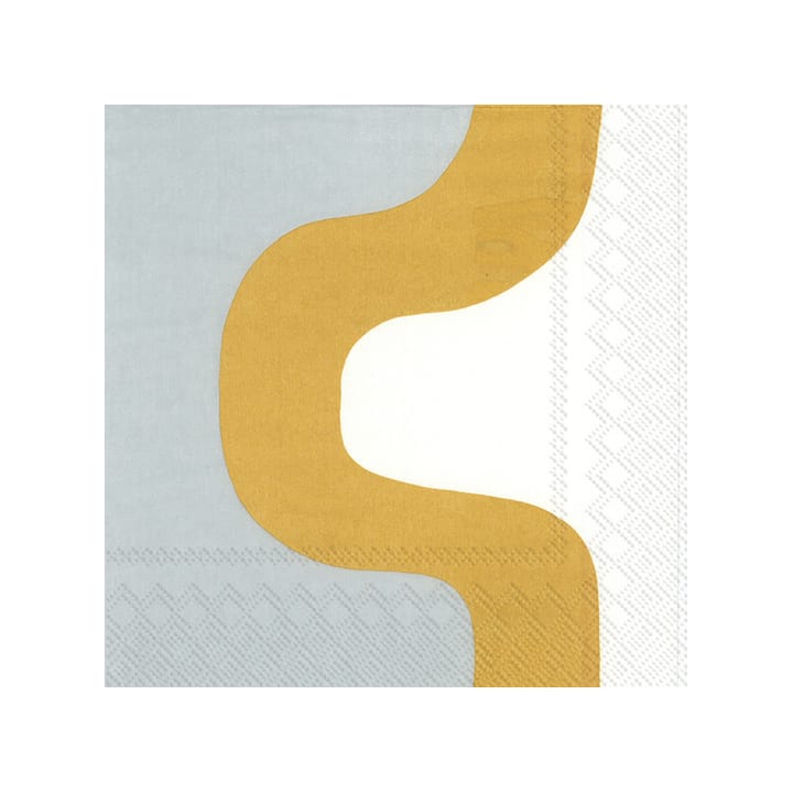 Seireeni napkin 33x33 cm 20-pack, gold Marimekko