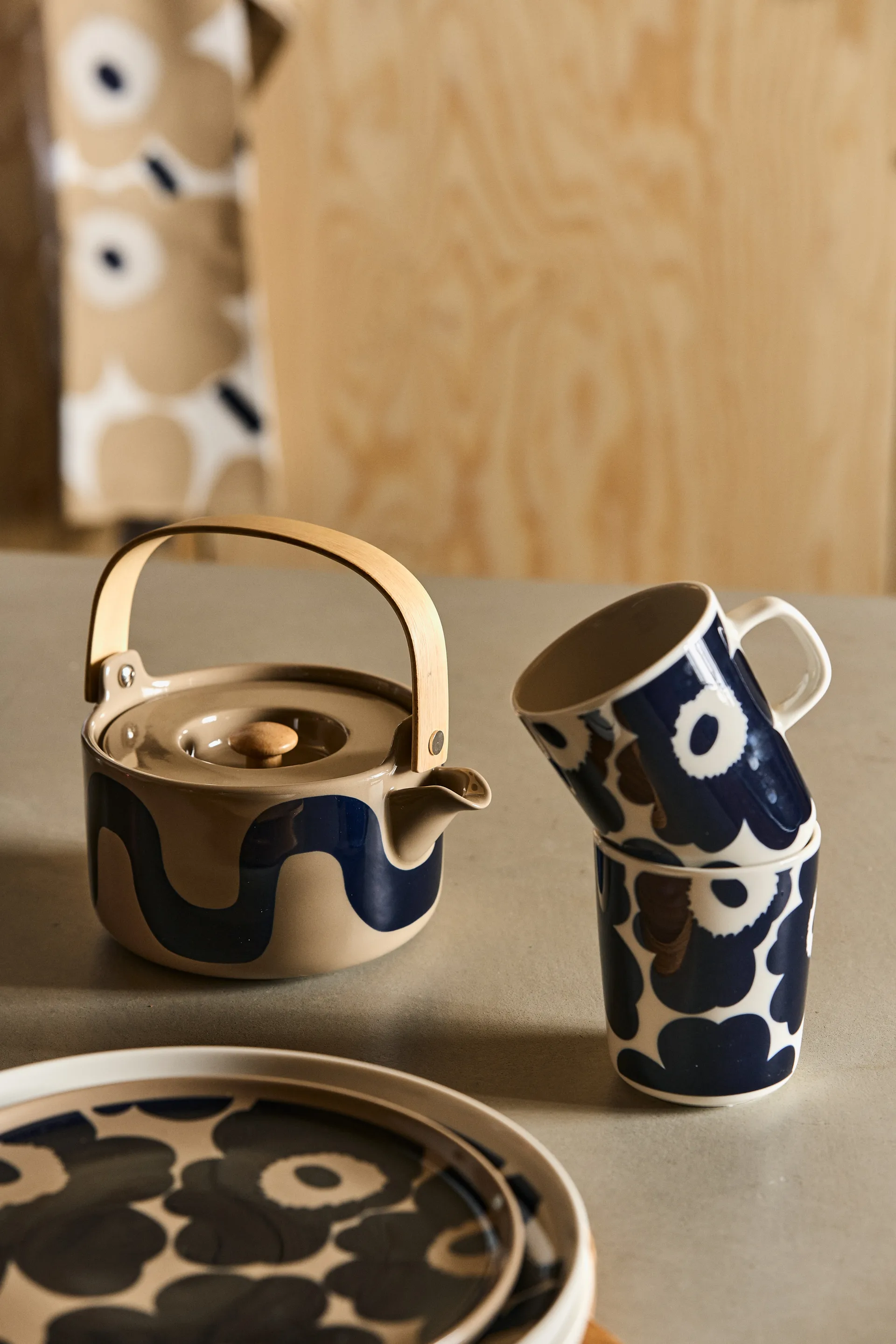 Seireeni teapot 7 dl, Terra-dark blue Marimekko