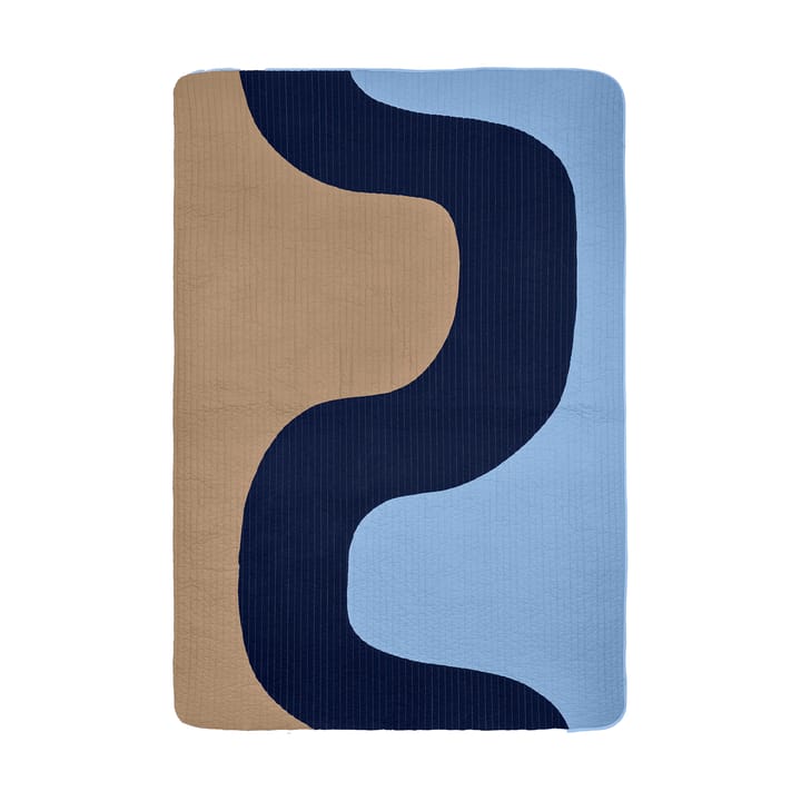 Seireeni throw 160x234 cm - Blue-beige - Marimekko