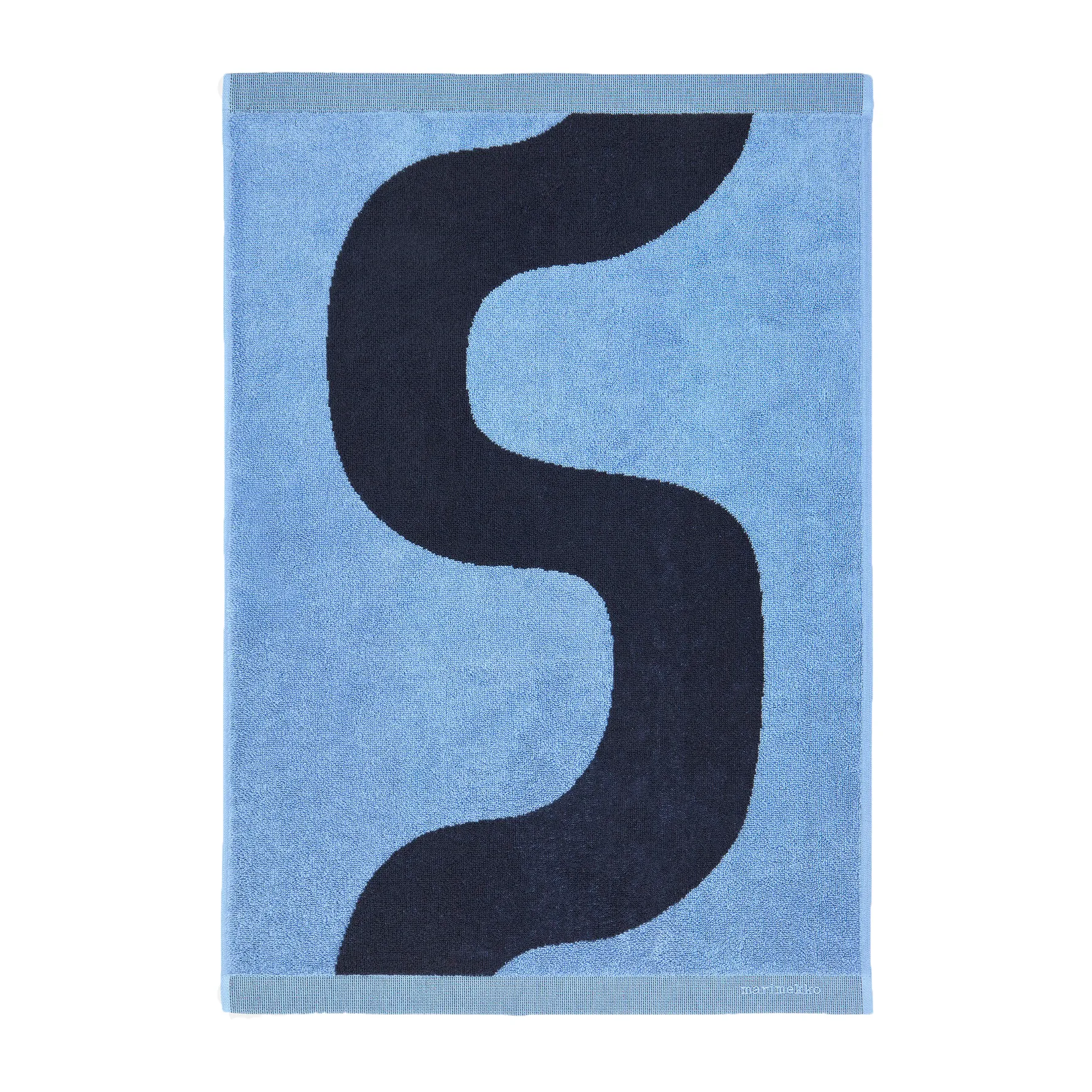 Seireeni towel 50x70 cm, Dark blue-blue Marimekko