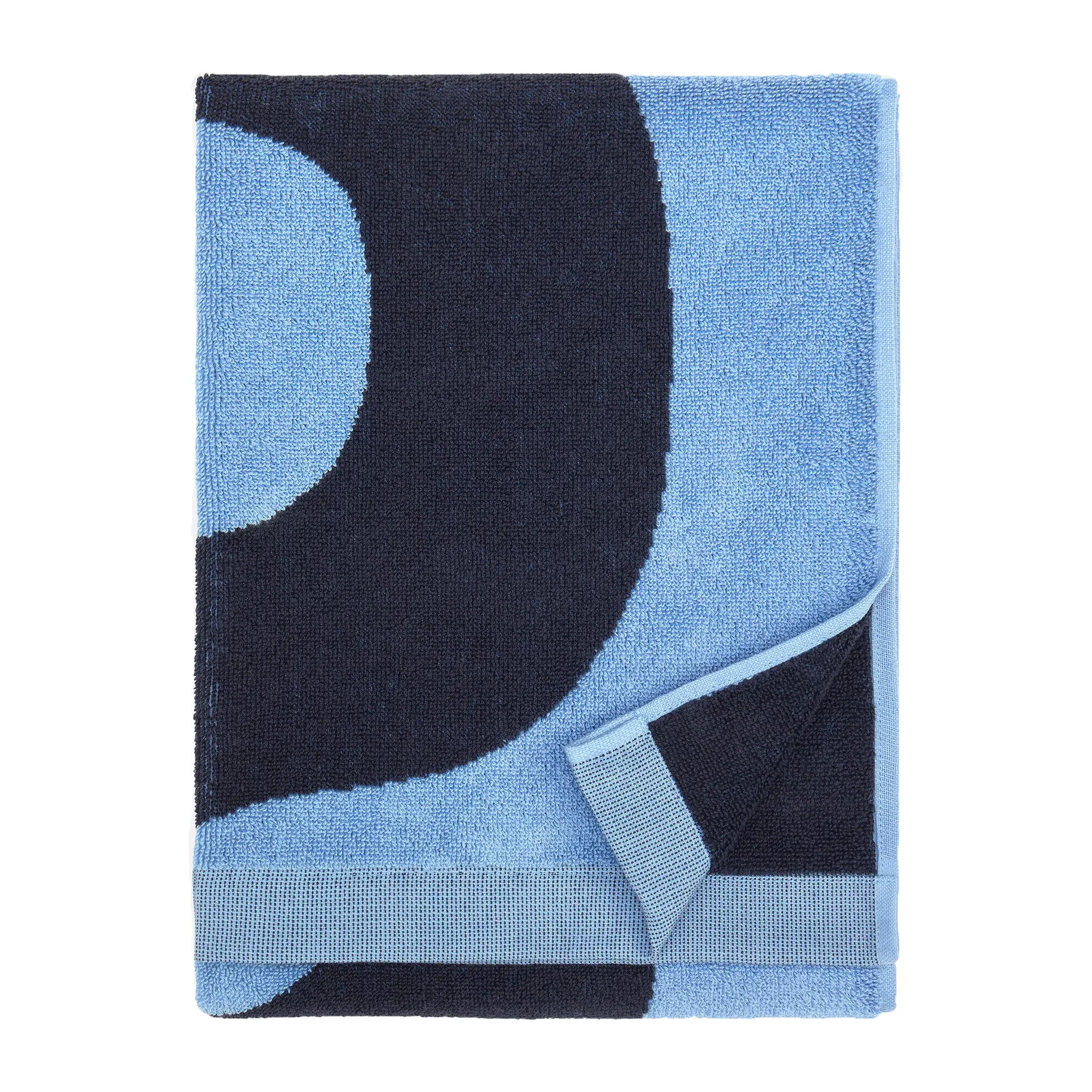Seireeni towel 50x70 cm, Dark blue-blue Marimekko