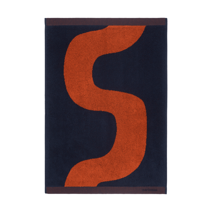 Seireeni towel 50x70 cm - Rooibos-dark blue - Marimekko