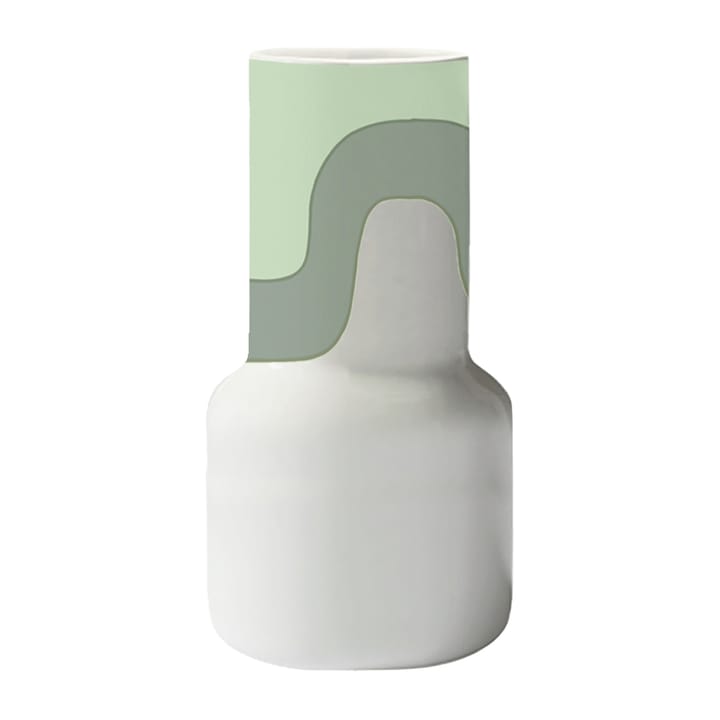 Seireeni vase 25 cm - White-mint-moss green - Marimekko