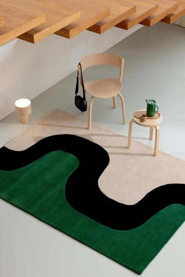 Seireeni wool rug - Green, 140x200 cm - Marimekko