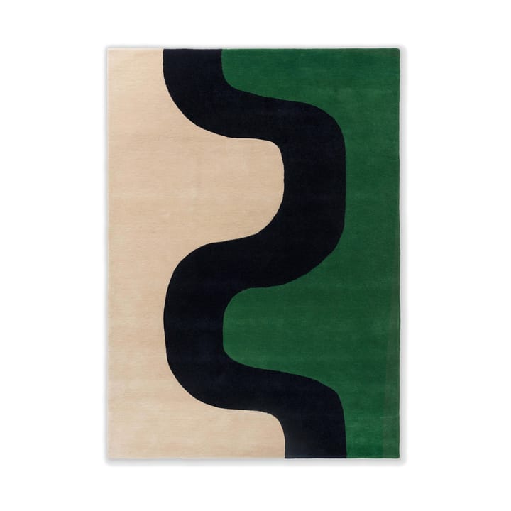 Seireeni wool rug - Green, 170x240 cm - Marimekko