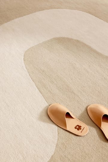 Seireeni wool rug - Warm beige, 250x350 cm - Marimekko