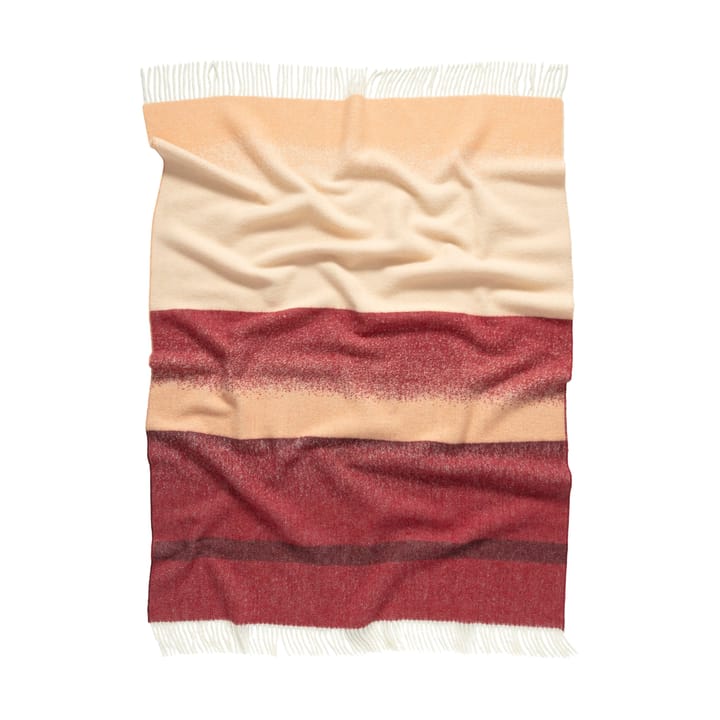 Selänne throw 130x170 cm, Burgundy-off white, peach Marimekko