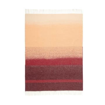 Selänne throw 130x170 cm - Burgundy-off white, peach - Marimekko