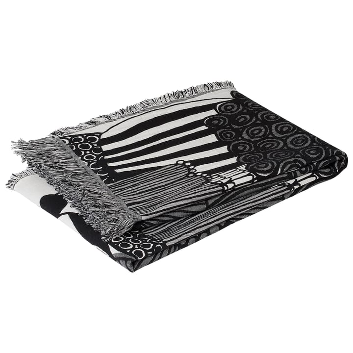 Siirtolapuutarha blanket 130x180 cm - Off white-black - Marimekko