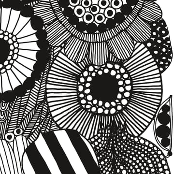 Siirtolapuutarha fabric - white-black - Marimekko