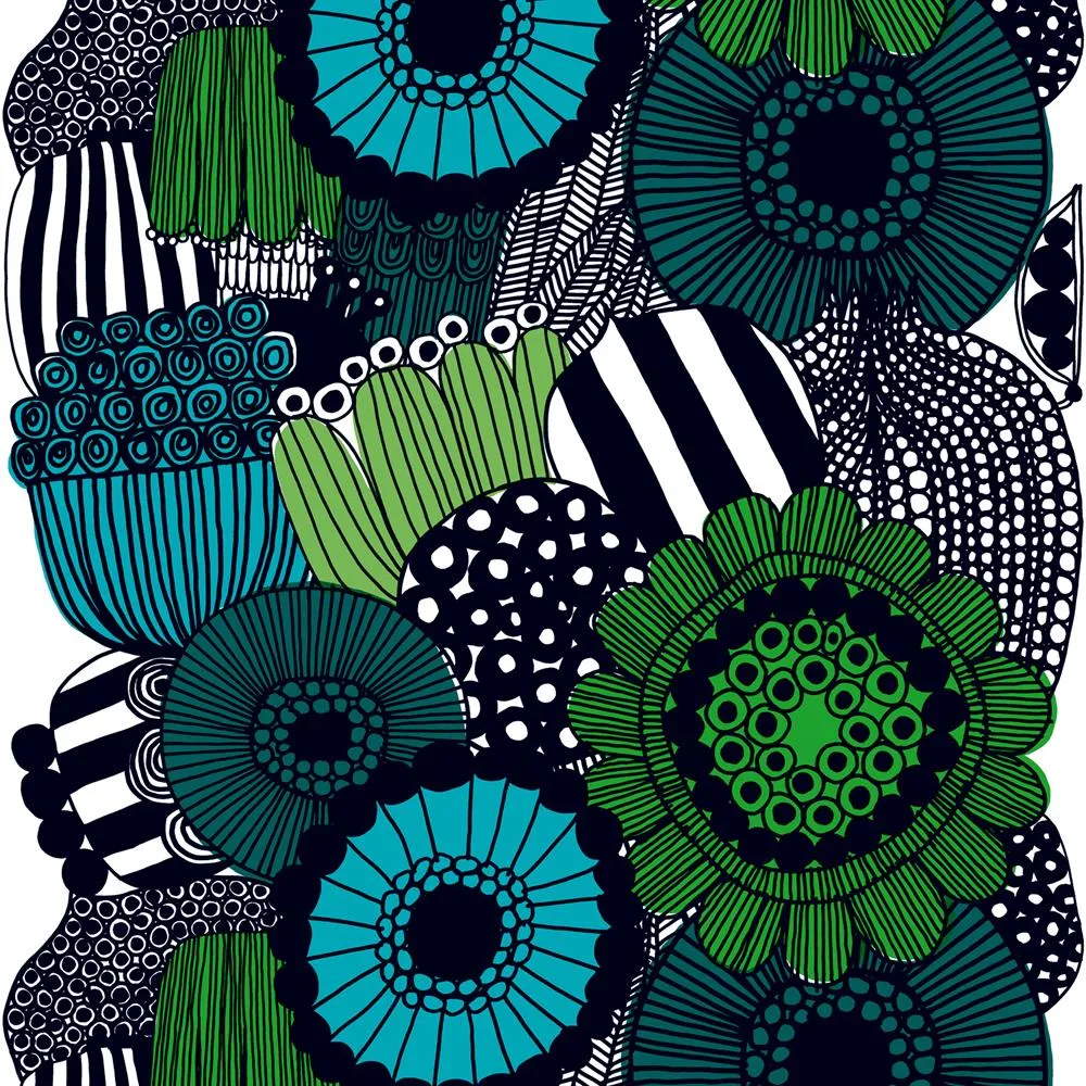 Siirtolapuutarha oilcloth from Marimekko