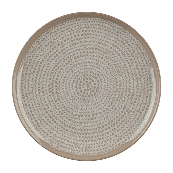 Siirtolapuutarha plate Ø 25 cm - Terra-white - Marimekko