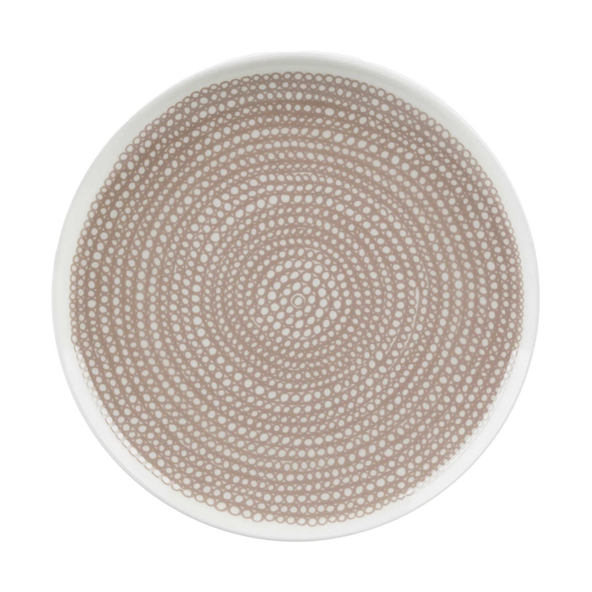 Siirtolapuutarha plate Ø 25 cm, White-beige Marimekko