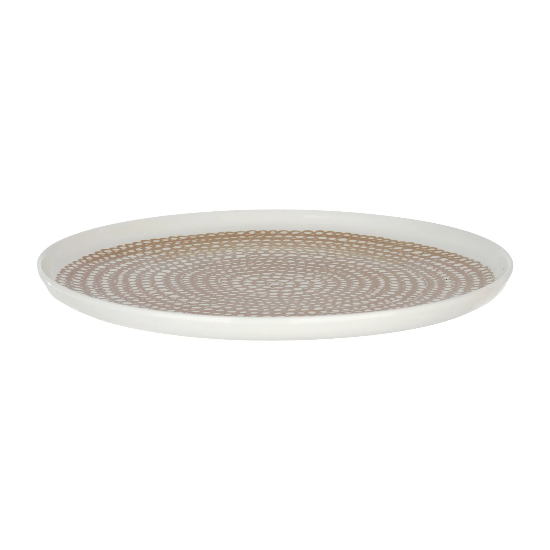 Siirtolapuutarha plate small Ø20 cm, White-clay Marimekko