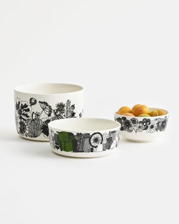 Siirtolapuutarha serving bowl 1.5 l - black-green - Marimekko