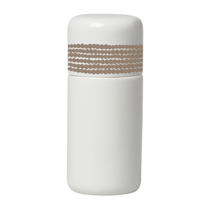 Siirtolapuutarha spice mill patterned lid - white-clay - Marimekko