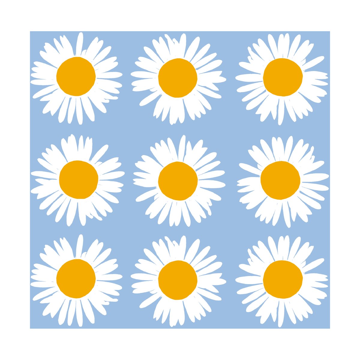 Marimekko Sunflower napkin 33x33 cm 20-pack Blue | Scandinavian Design | Paper napkins | Blue