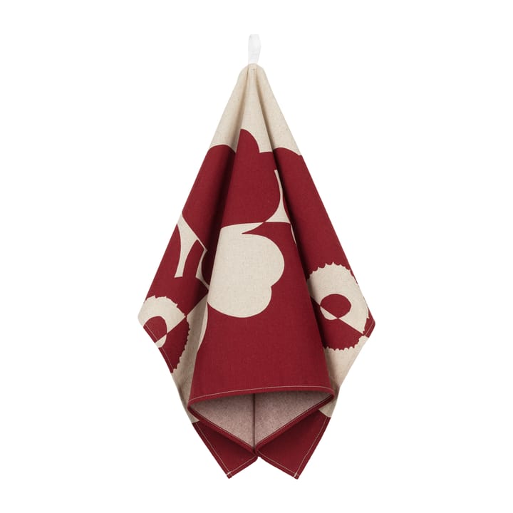 Suur Unikko kitchen towel 47x70 cm - Beige-red - Marimekko