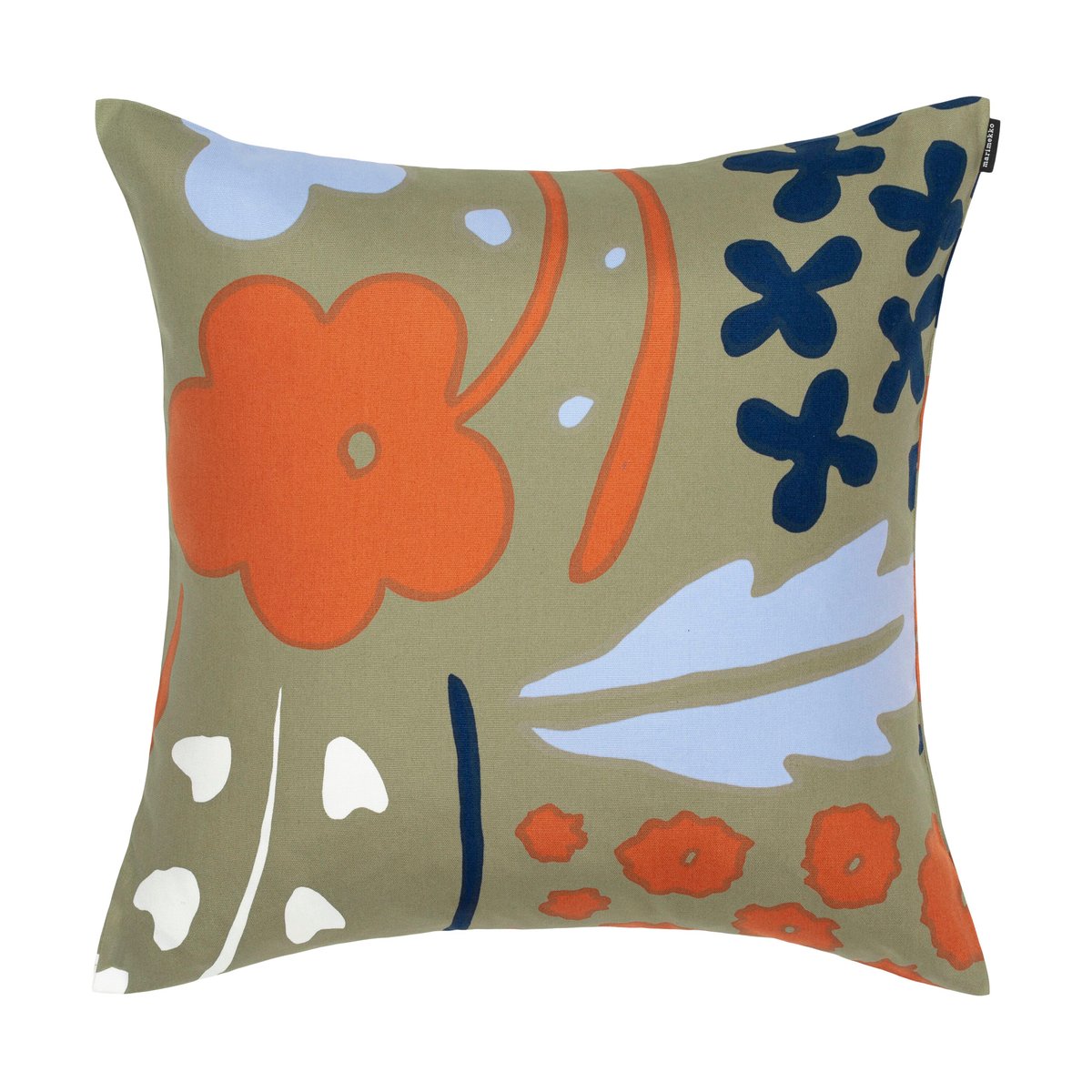 Marimekko Suvi cushion cover 50x50 cm Grey green-dark blue