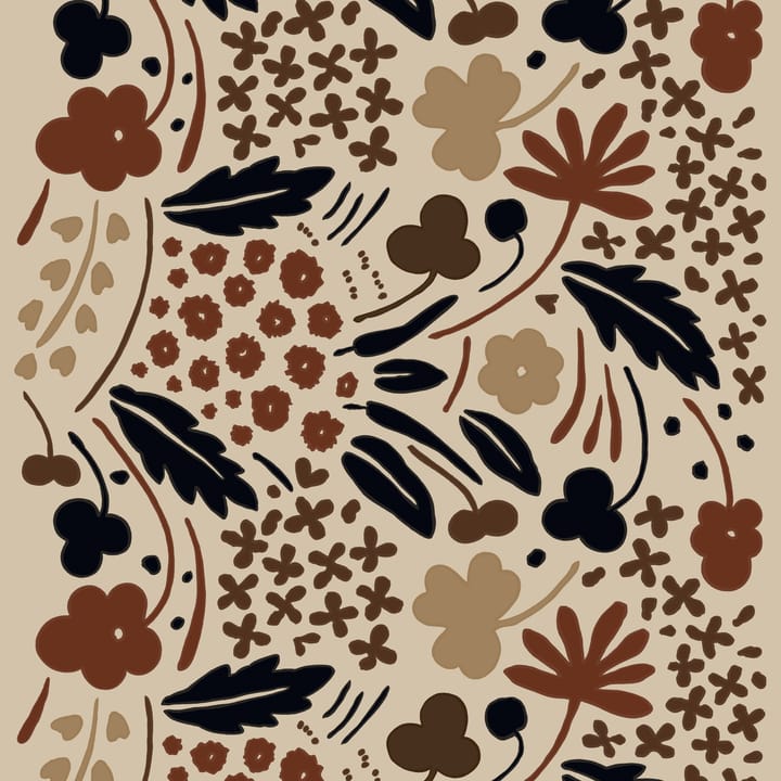 Suvi fabric - beige-brown - Marimekko