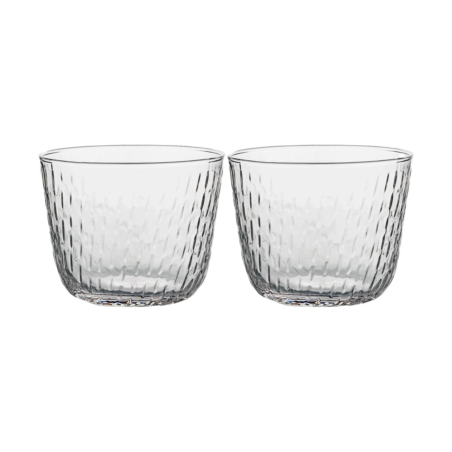 Syksy drinking glass 2 dl 2-pack, Clear Marimekko