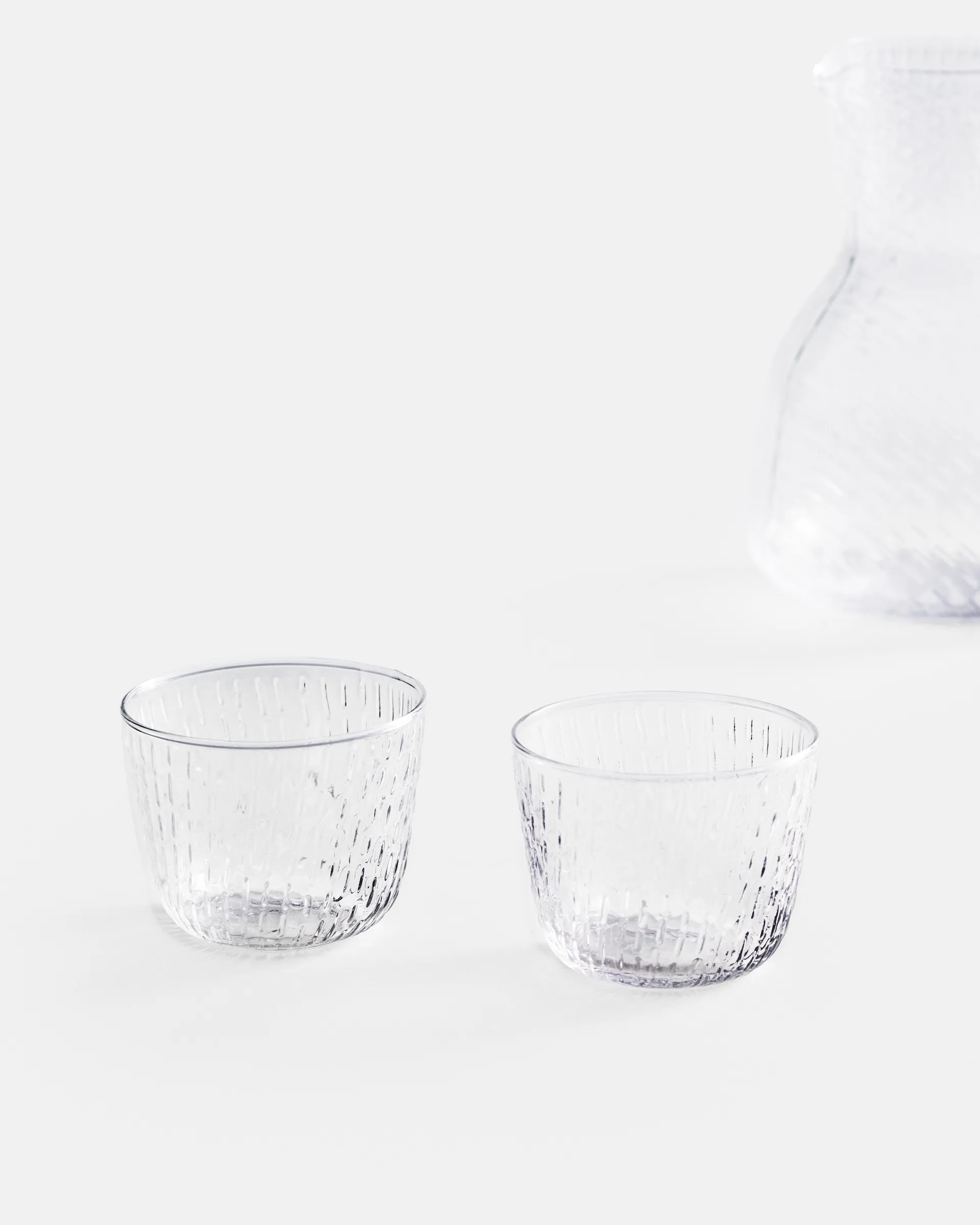 Syksy drinking glass 2 dl 2-pack, Clear Marimekko