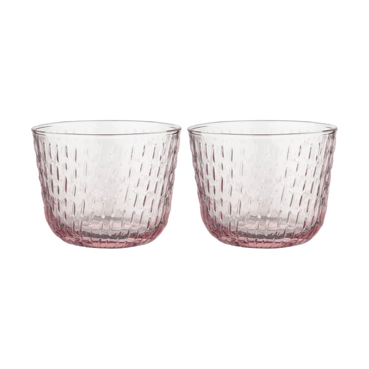 Syksy drinking glass 2 dl 2-pack - Mauve - Marimekko