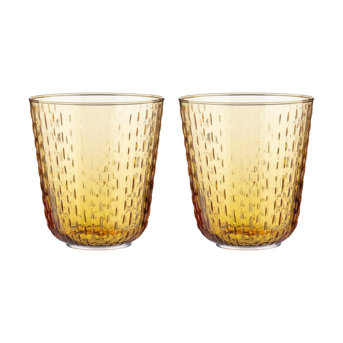 Marimekko Syksy tumbler glass 36 cl 2-pack Beige | Scandinavian Design | Drinking glasses & tumblers | Beige
