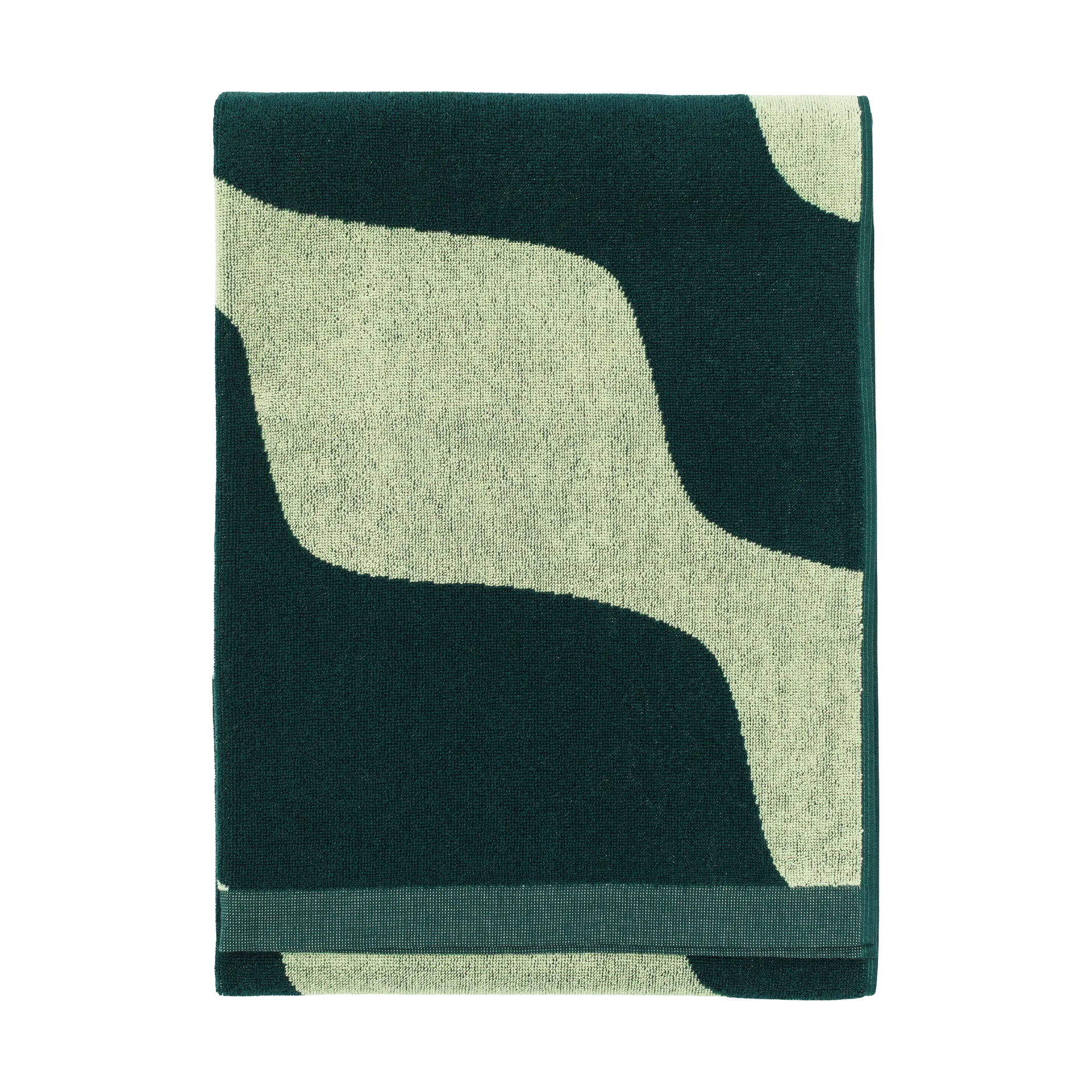 Taifuuni bath towel 70x150 cm, Pear-dark green Marimekko