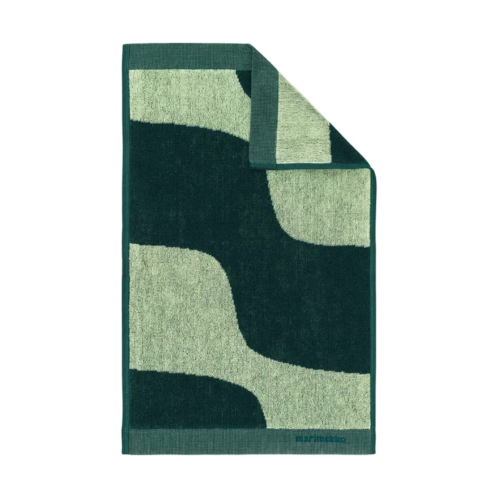 Taifuuni guest towel 30x50 cm - Pear-dark green - Marimekko