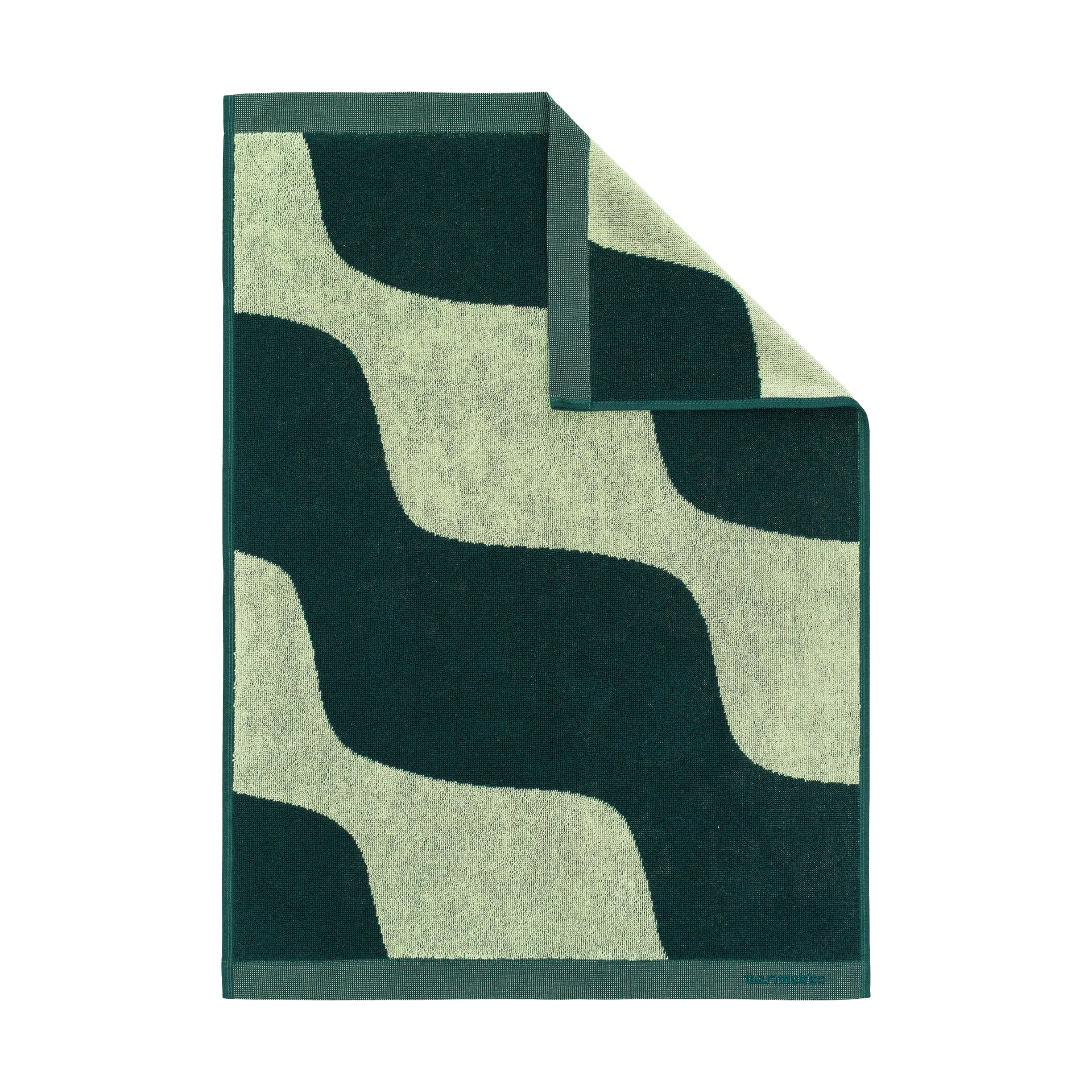 Taifuuni towel 50x70 cm, Pear-dark green Marimekko