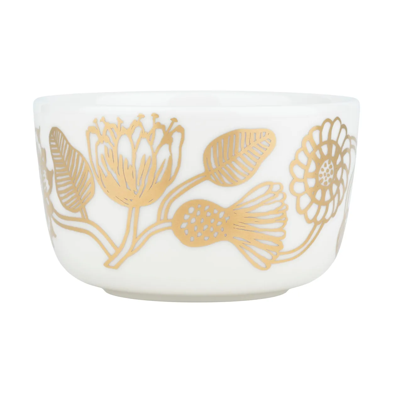 Marimekko Tiara bowl 25 cl White-gold | Scandinavian Design | Serving bowls | Gold-coloured