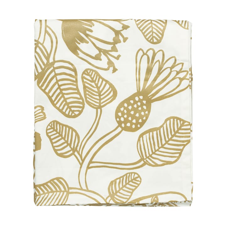 Tiara tablecloth 135x250 cm - White-gold - Marimekko