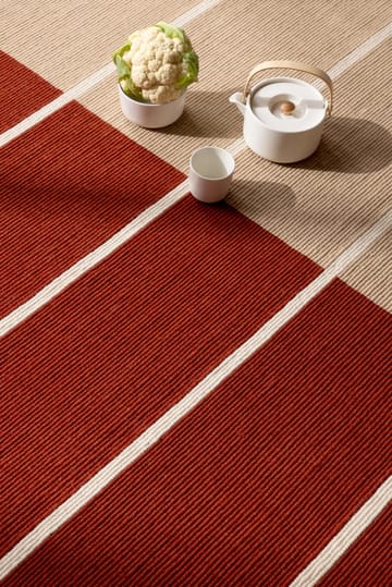 Tiibet wool rug - Burnt orange, 140x200 cm - Marimekko