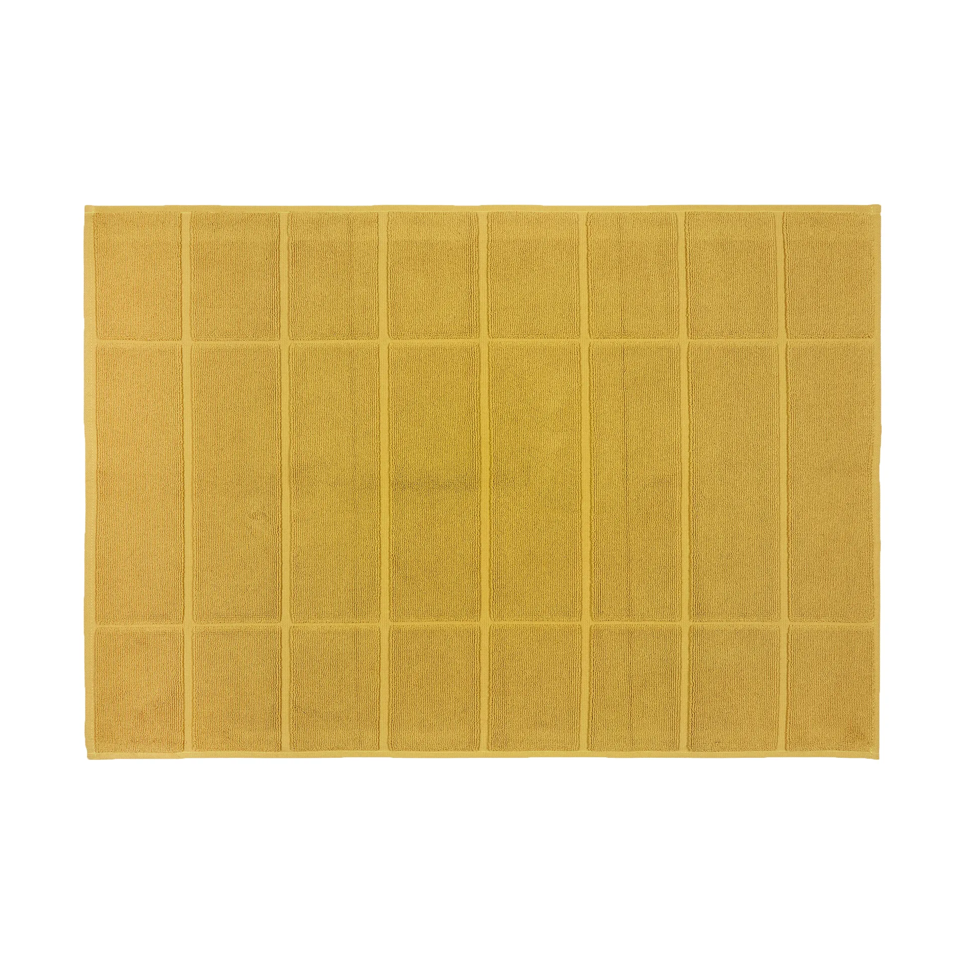 Tiiliskivi bathroom rug 50x75 cm, Yellow Marimekko
