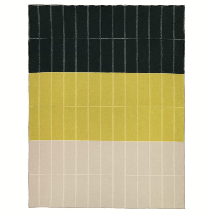 Tiiliskivi blanket 130x170 cm - yellow-beige-dark green - Marimekko