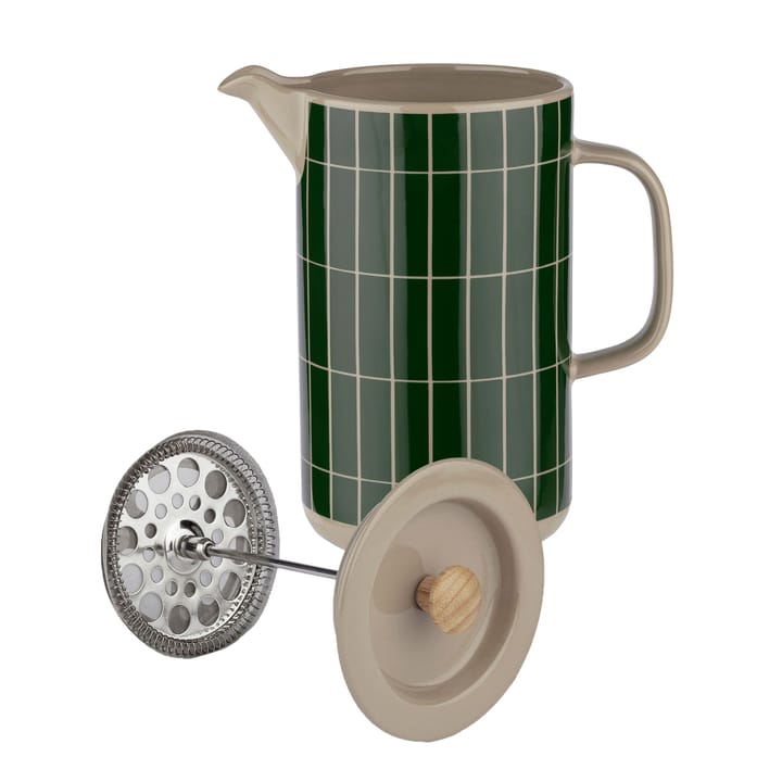 Tiiliskivi coffee press 0.9 l - Terra-dark green - Marimekko