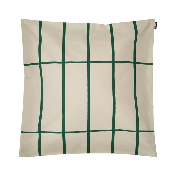 Tiiliskivi cushion cover 50x50 cm - beige-darkgreen - Marimekko