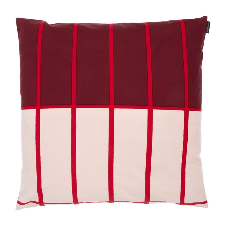 Tiiliskivi cushion cover 50x50 cm - Dark red-red - Marimekko