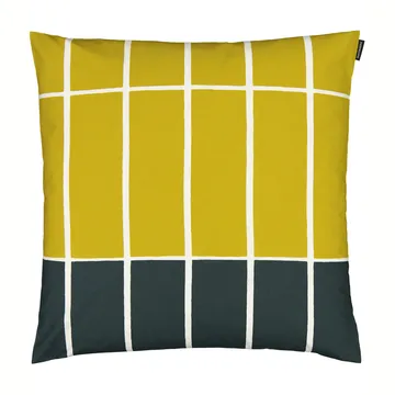 Tiiliskivi cushion cover 50x50 cm - yellow-dark green - Marimekko