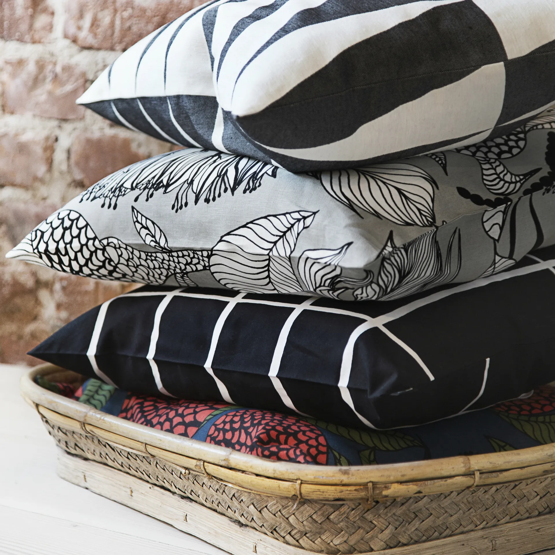 Tiiliskivi cushion cover, 50x50 cm Marimekko