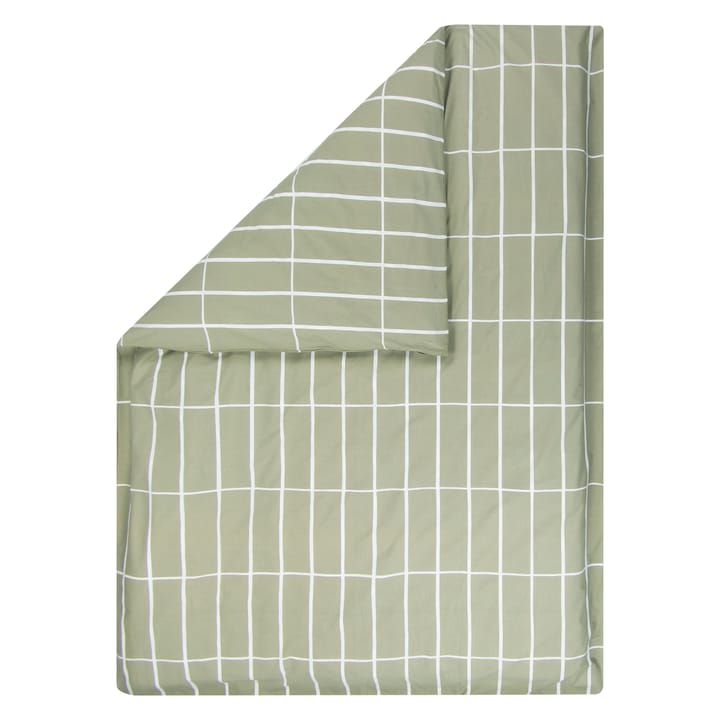 Tiiliskivi duvet cover 150x210 cm - grey green-white - Marimekko