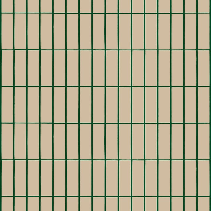 Tiiliskivi fabric - beige-darkgreen - Marimekko