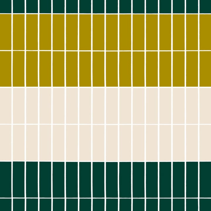 Tiiliskivi fabric - beige-green - Marimekko