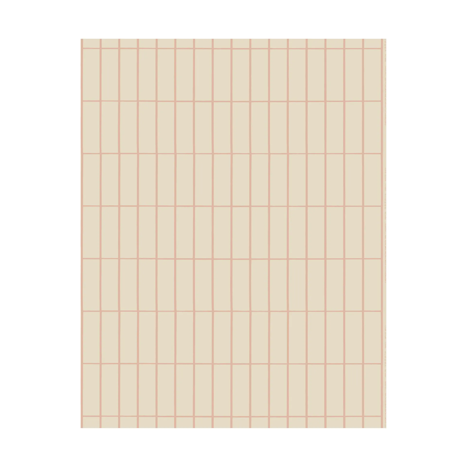 Tiiliskivi fabric cotton-linen, Linen-peach Marimekko