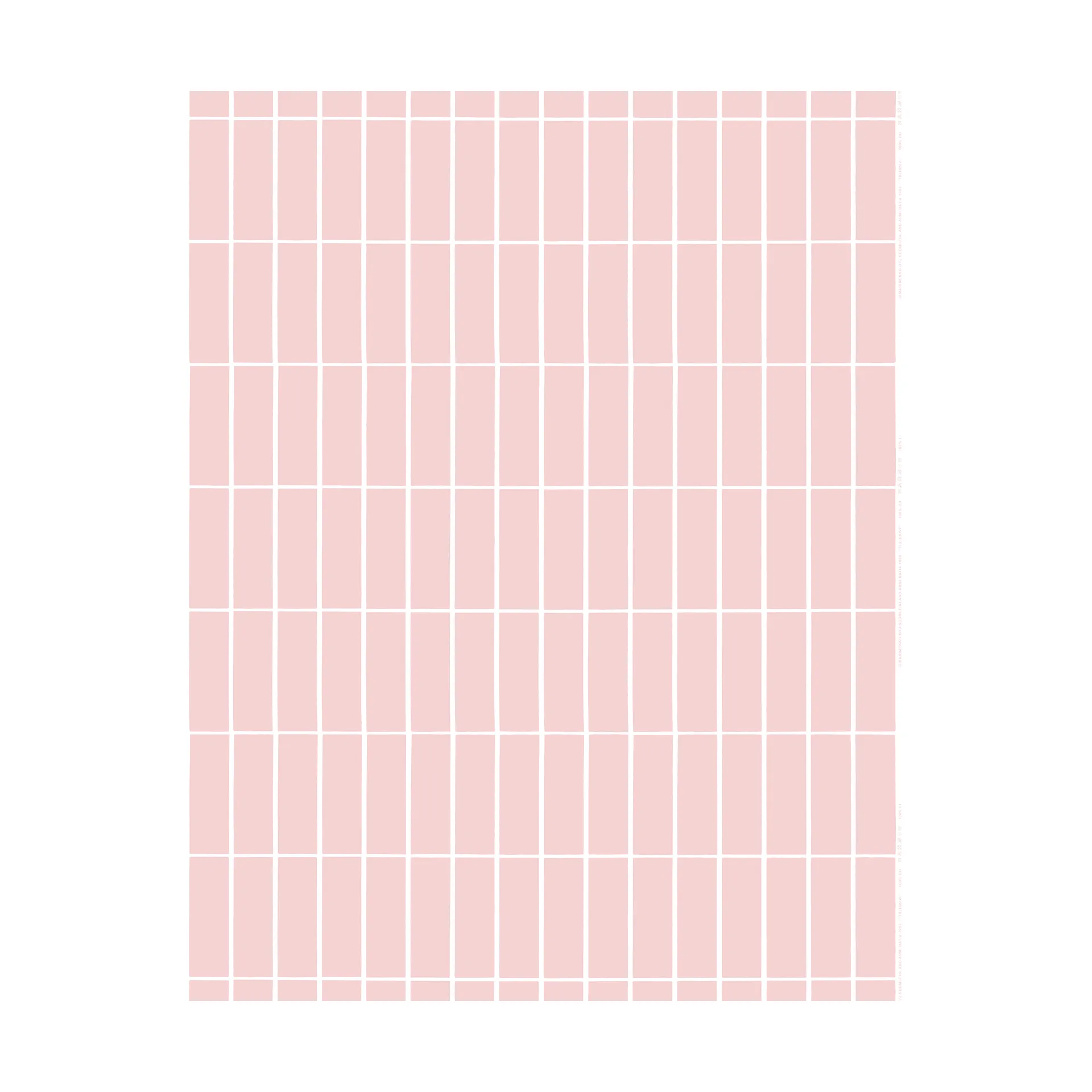 Tiiliskivi fabric, Pink Marimekko