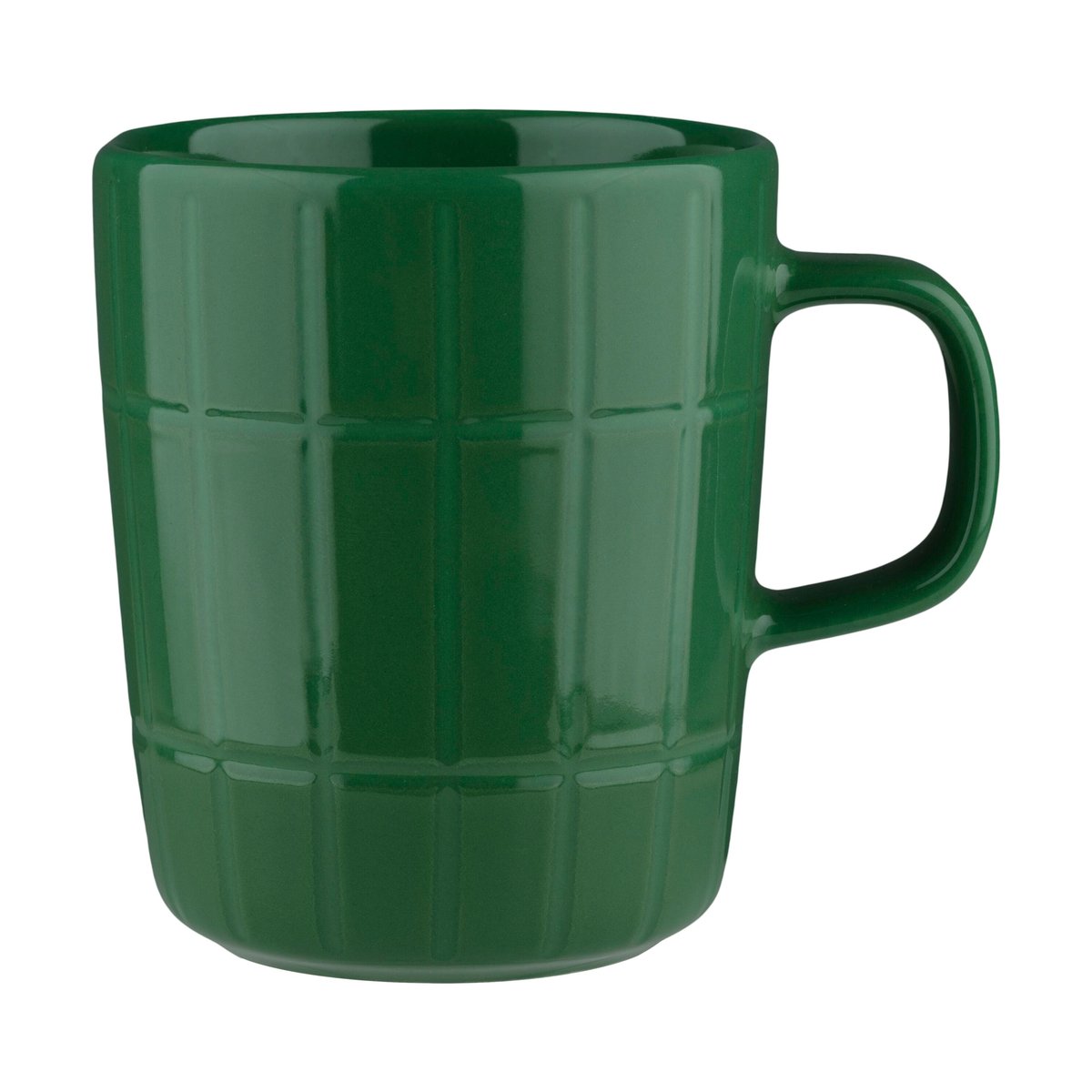 Marimekko Tiiliskivi mug 25 cl Dark green | Scandinavian Design | Coffee cups | Green