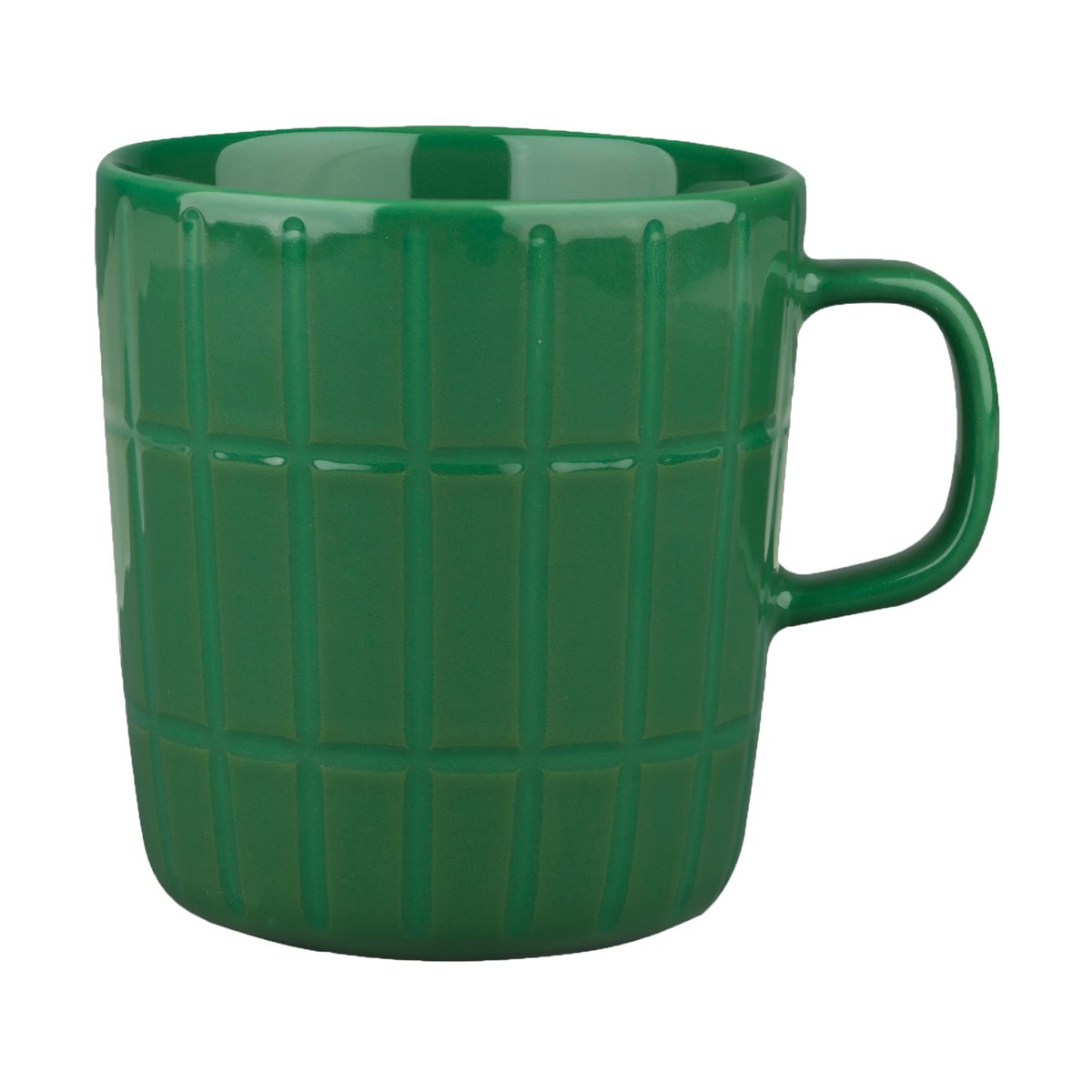 Marimekko Tiiliskivi mug 40 cl Dark green | Scandinavian Design | Coffee cups | Green