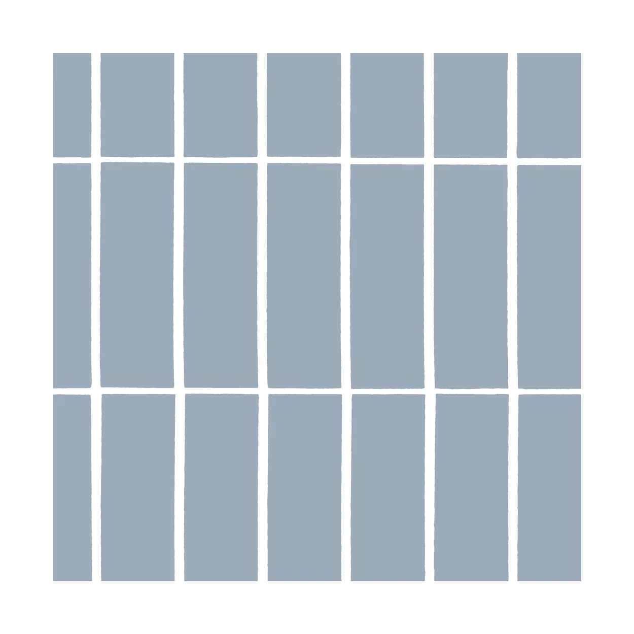 Marimekko Tiiliskivi napkin 33x33 cm 20-pack Blue | Scandinavian Design | Paper napkins | Blue