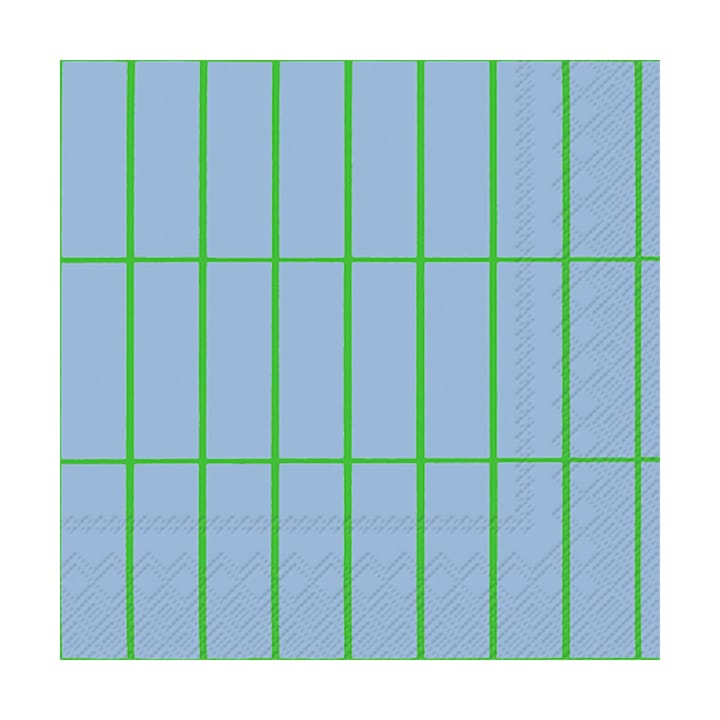 Tiiliskivi napkin 33x33 cm 20-pack, Light blue-green Marimekko